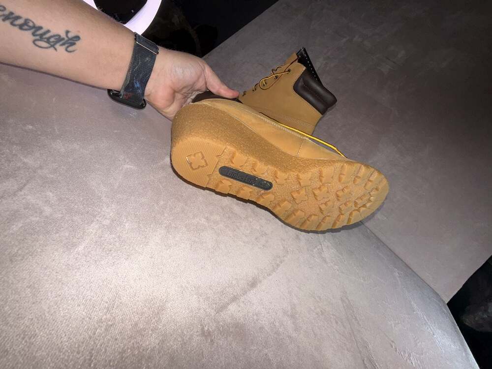 Timberland Women's Earthkeepers Amston 6-Inch Wheat Nubuck Wedge Boots TB08251A - Picture 11 of 16
